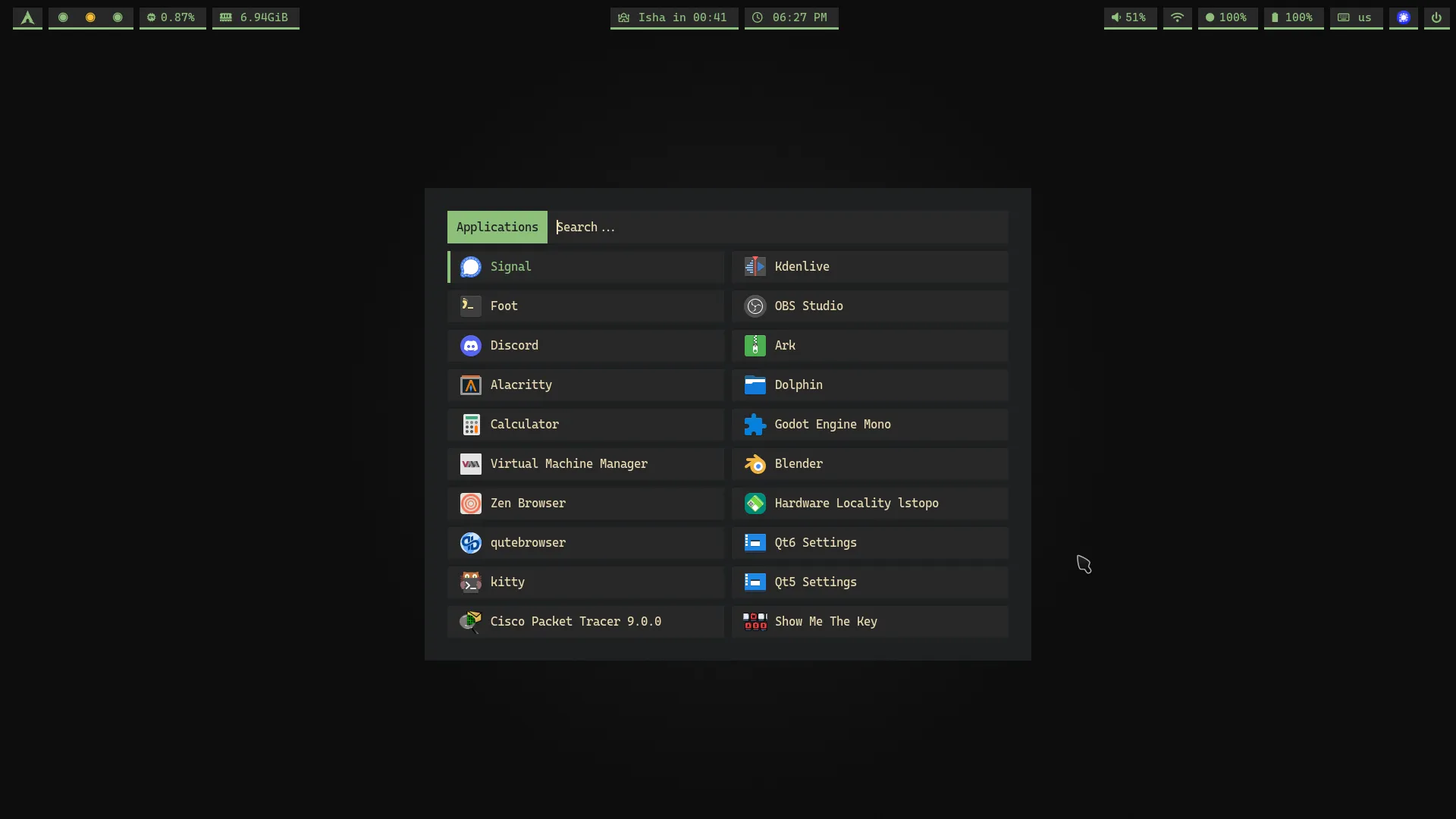 tmux + nvim showcase